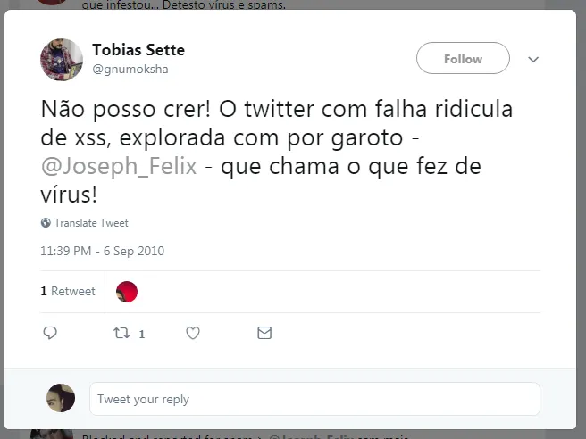 Diagrama de propagação viral da falha