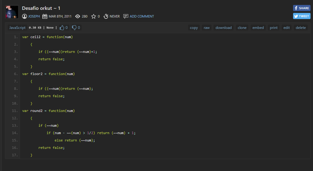 Interface do Pastebin mostrando campo de texto para colar código com opções de syntax highlight
